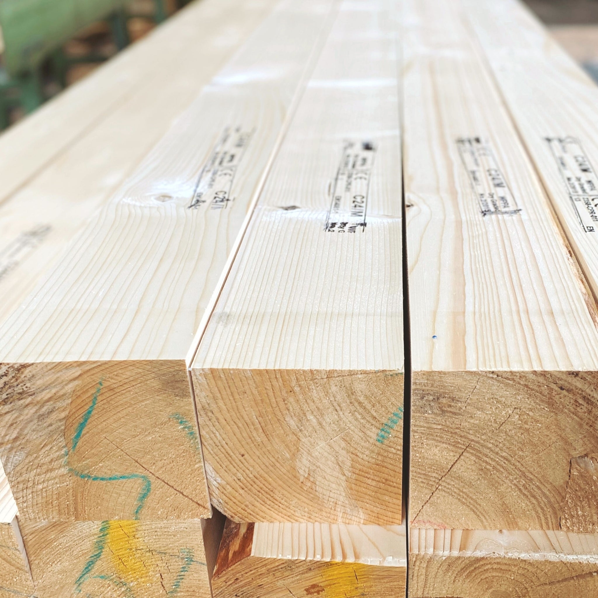 Thickness 95mm - Planed Spruce